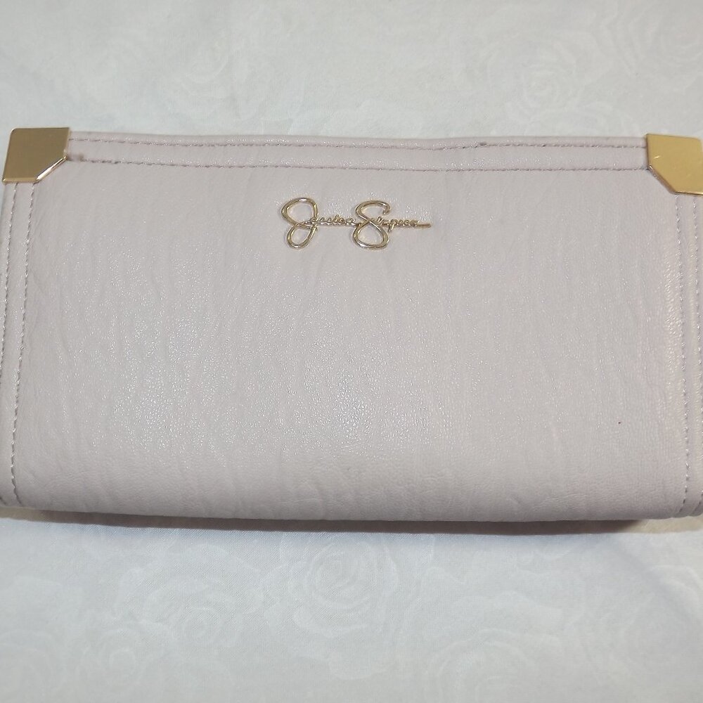 Jessica Simpson Cream Clutch Bag